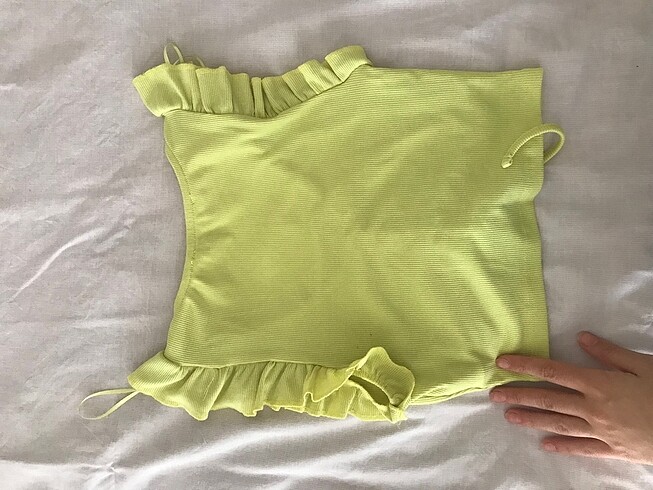 Koton butteryellow sarı üst bluz