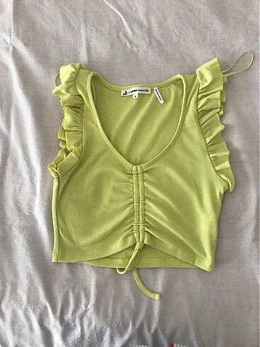 butteryellow sarı üst bluz