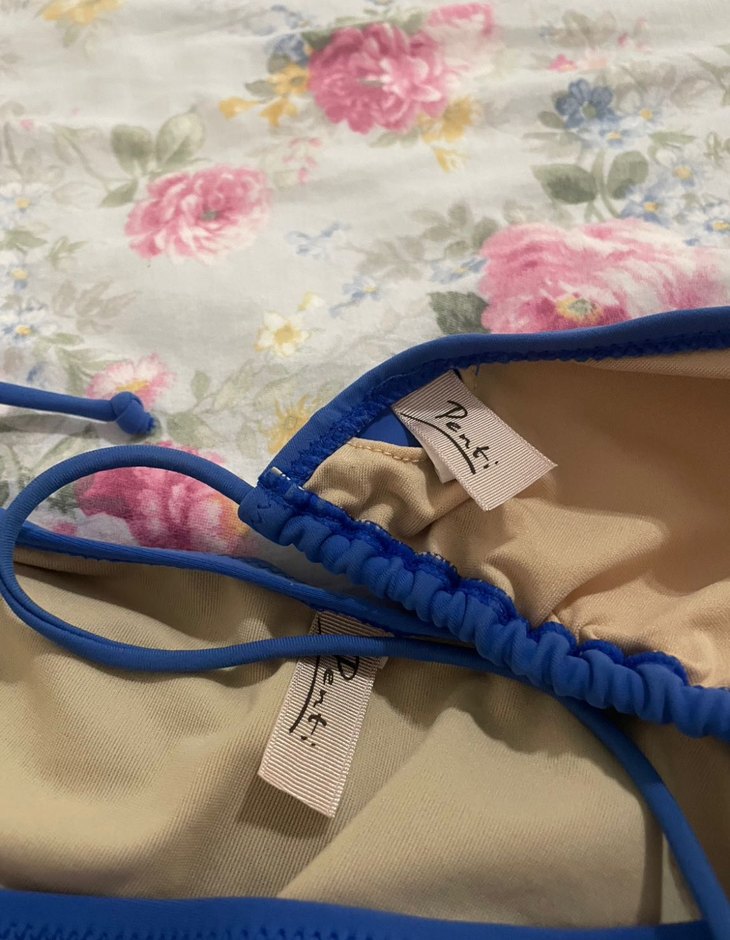 Mavi İpli Kadın Bikini Takımı - Görsel 2