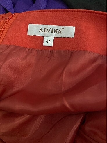 44 Beden kırmızı Renk Alvina uzun nar çiçeği etek