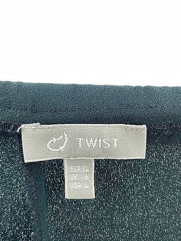 34 Beden yeşil Renk Twist Düz Kesim %70 İndirimli.