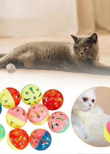 Beden 4'LÜ ÇINGIRAKLI TOP KEDİ OYUNCAĞI