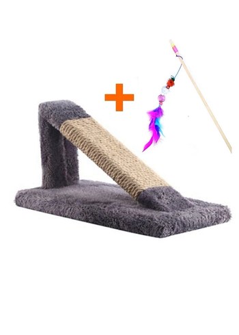 Kedi Tırmalama Tahtası ve Oltalı Kedi Oyuncağı