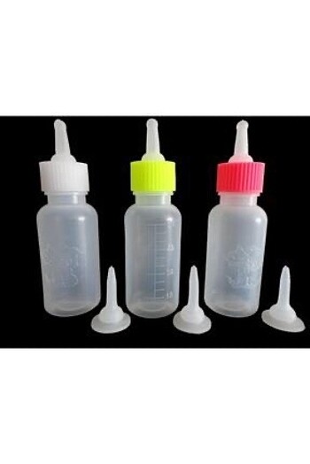 Yavru Kedi Köpek Için Biberon Seti 60 Ml 3 Adet +3 Yedek Ağızlık