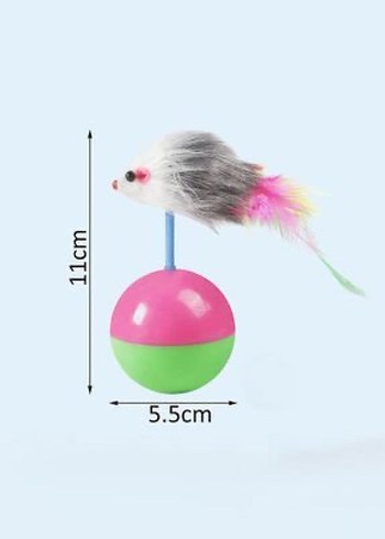 Beyaz Kedi Oyuncağı Tüy Detaylı - Görsel 6