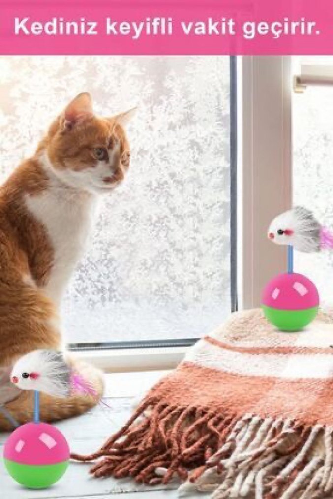 Beyaz Kedi Oyuncağı Tüy Detaylı - Görsel 3