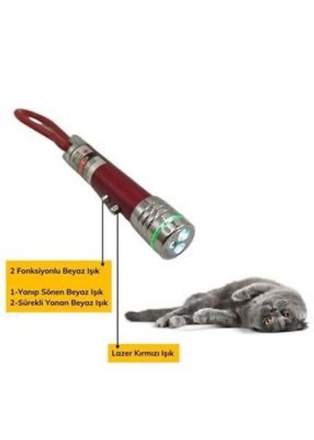 Kedi Lazer 3 Fonksiyonlu Işıklı Led - Görsel 8
