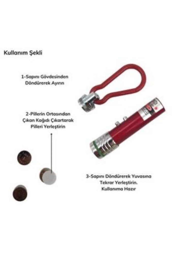 Kedi Lazer 3 Fonksiyonlu Işıklı Led - Görsel 2