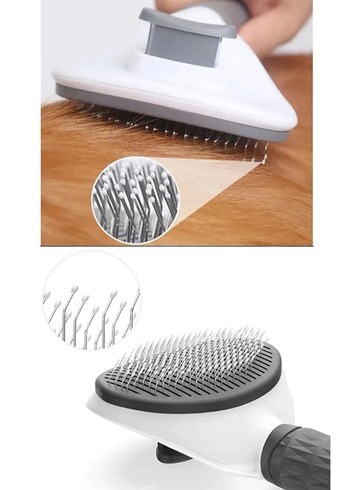 Otomatik Temizlenen Tuşlu Tarak Kedi ve köpek için - Görsel 4