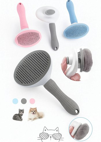 Tırnak Makası Ve Otomatik Tuşlu Kedi Köpek Kılı Tüy Toplayıcı - Görsel 2