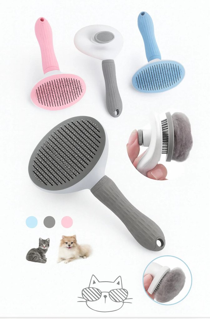 Tırnak Makası Ve Otomatik Tuşlu Kedi Köpek Kılı Tüy Toplayıcı - Görsel 2