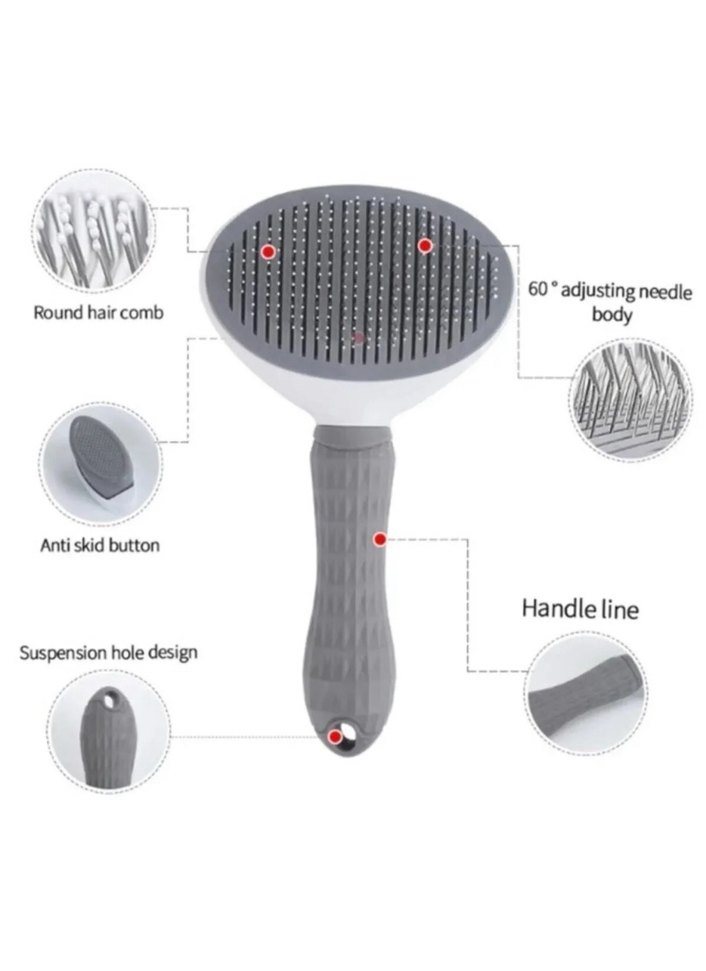 Tırnak Makası Ve Otomatik Tuşlu Kedi Köpek Kılı Tüy Toplayıcı - Görsel 5