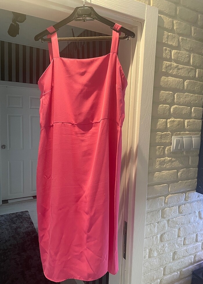 Pembe elbise-trendyolmilla - Görsel 2