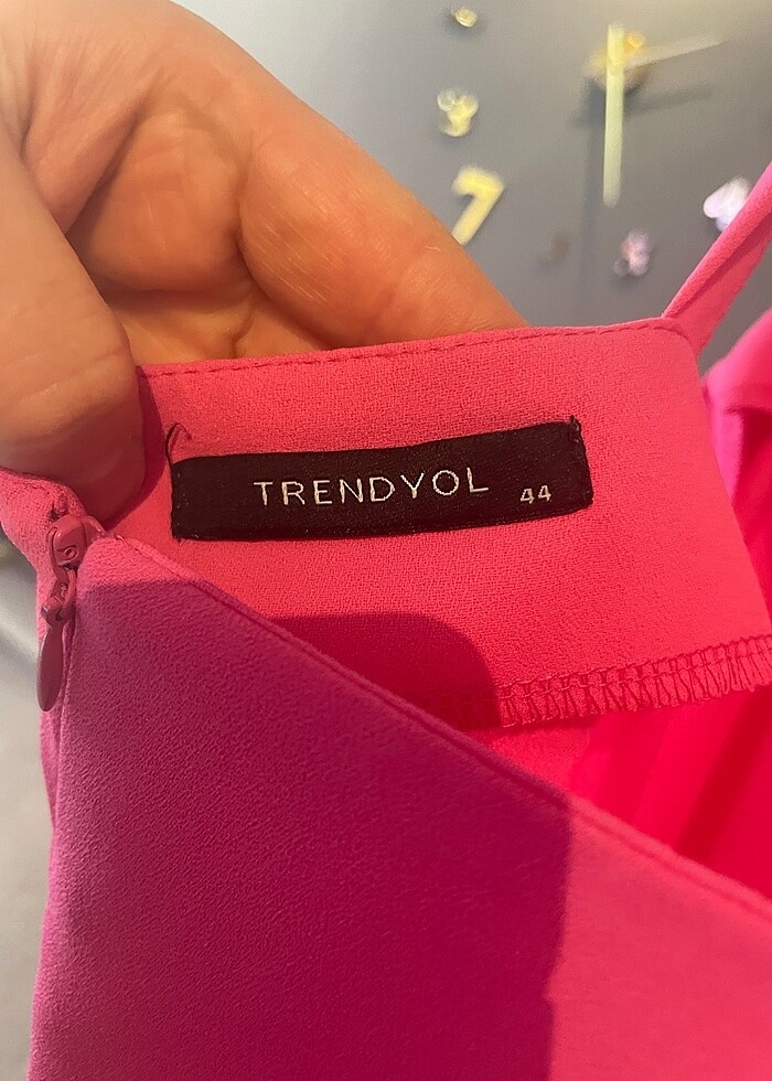 Pembe elbise-trendyolmilla - Görsel 5