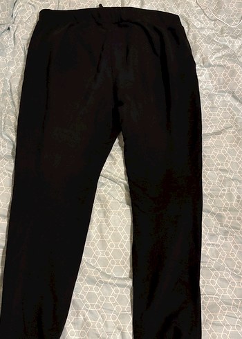 Siyah Kadın Dar Kesim Eşofman Altı - Görsel 2