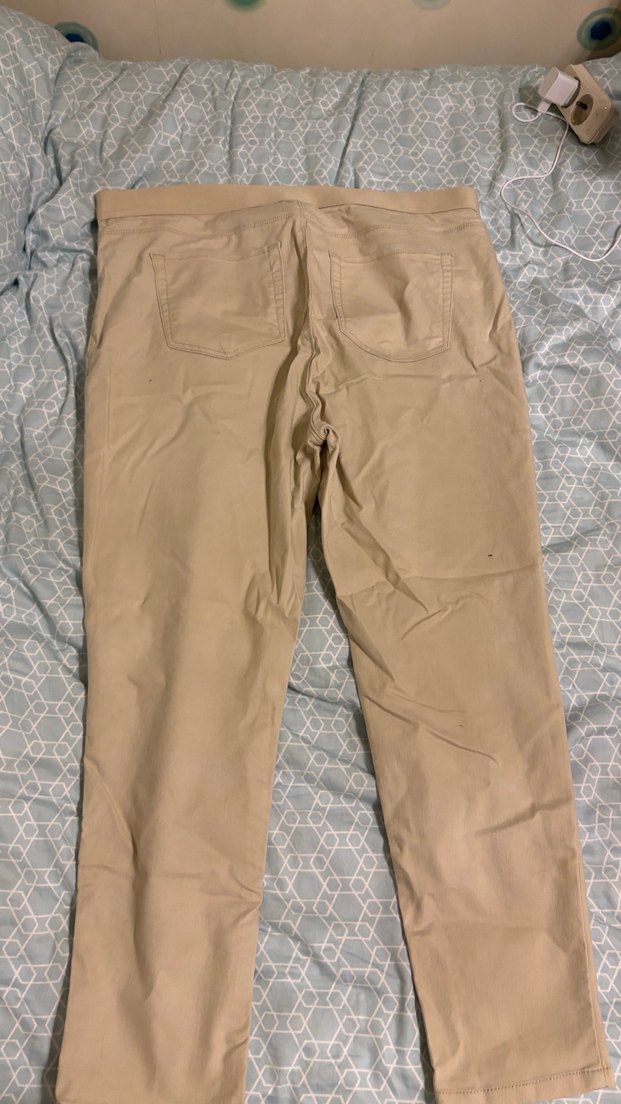 Bej Kadın Kumaş Pantolon Midi Boy - Görsel 2