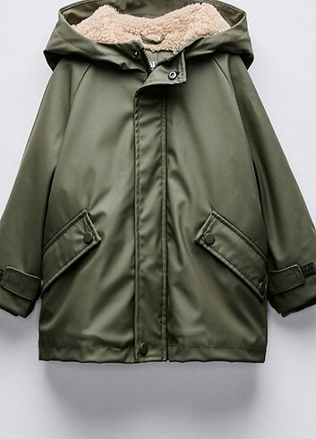 Zara kürklü mont