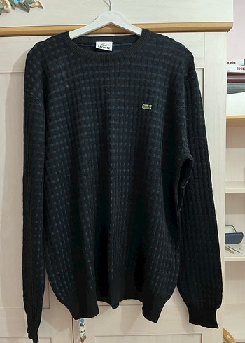 Lacoste Siyah Örgü Erkek Kazak
