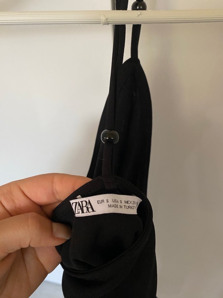 Siyah Straplez Midi Bustiyer - Görsel 2