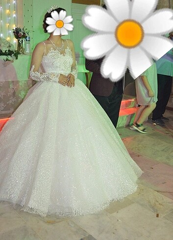 Özel dikim Helen kesim gelinlik - Görsel 4