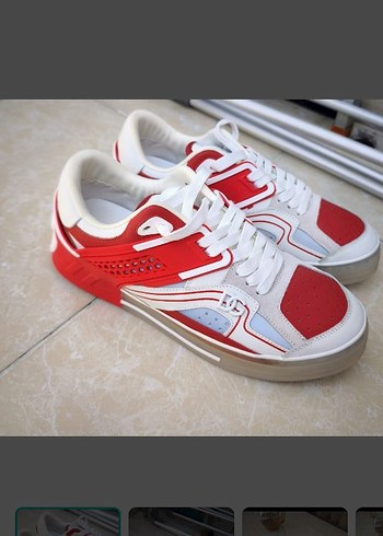 Dolce & Gabbana Retro Siklikta Kirmizi Beyaz Sneaker
