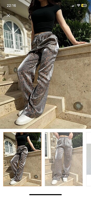 Leoparlı pantolon