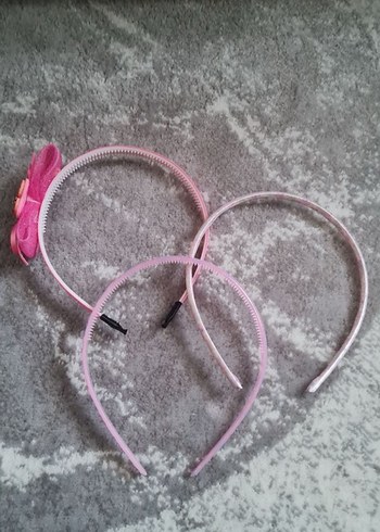 Pembe Elastik Çocuk taçları
