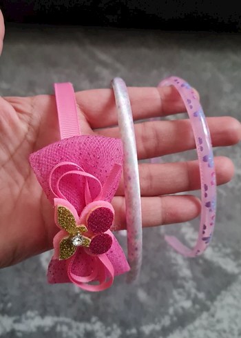 Diğer Pembe Elastik Çocuk taçları