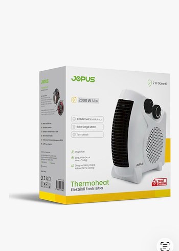 Beden Renk JOPUS Beyaz Elektrikli Isıtıcı
