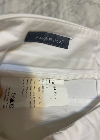 Fabrika Beyaz Kadın Kumaş Pantolon