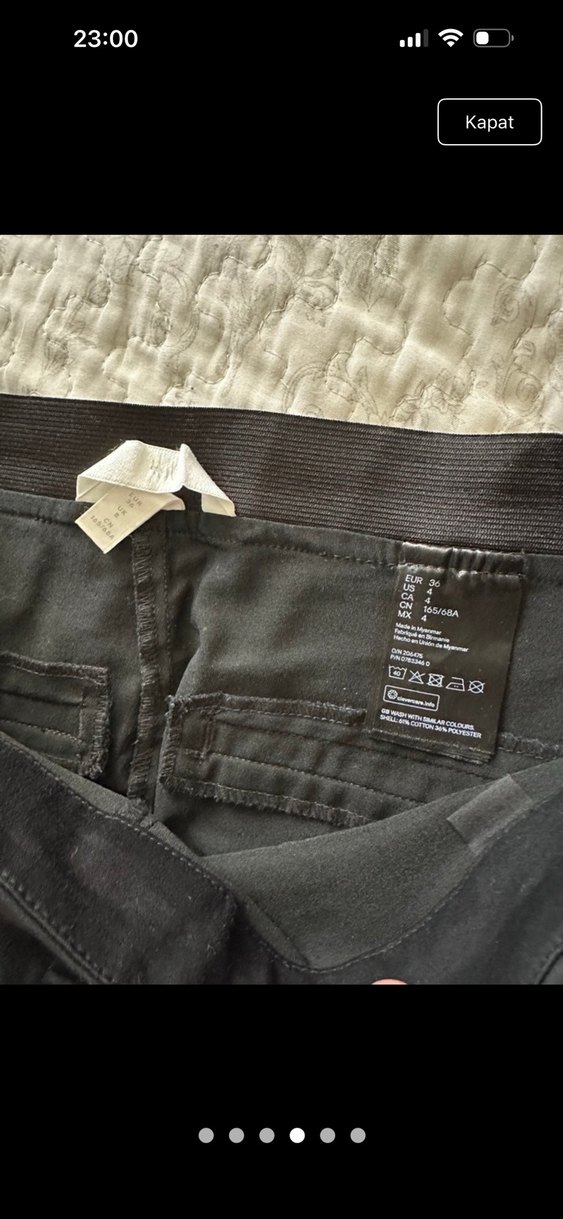 H&M pantolon beli lastikli - Görsel 4