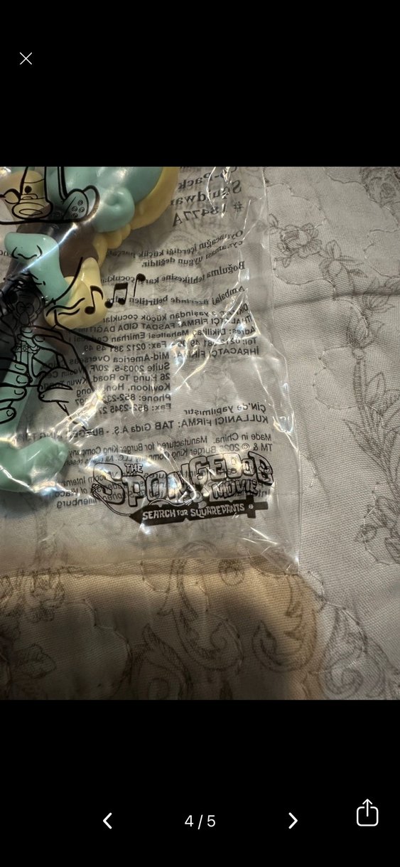 Squidward Süngerbob (sıfır paketli) - Görsel 4