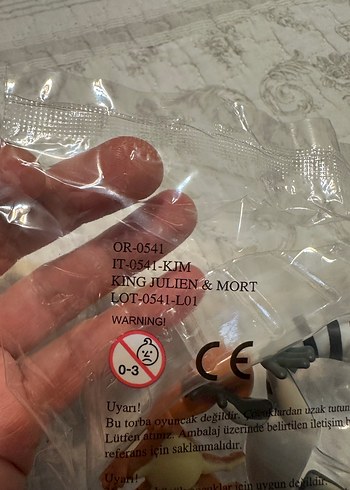 Madagascar Temalı Gri Figür Seti - Görsel 3