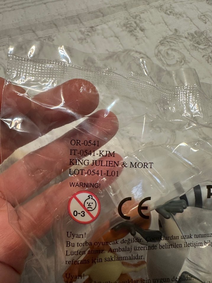 Madagascar Temalı Gri Figür Seti - Görsel 3