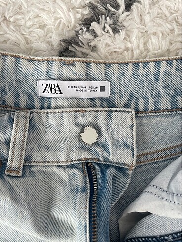 36 Beden Zara yüksek bel jean