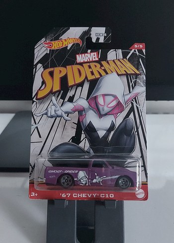 Mor Hot Wheels Spider-Man Oyuncak Araba