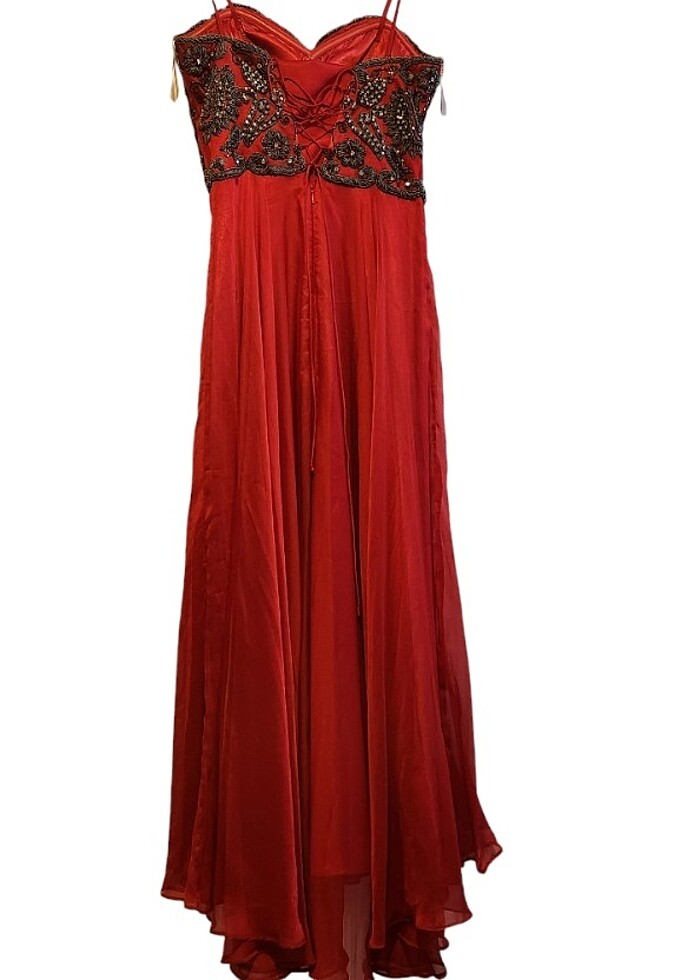 Özel dikim gece elbisesi - Görsel 2