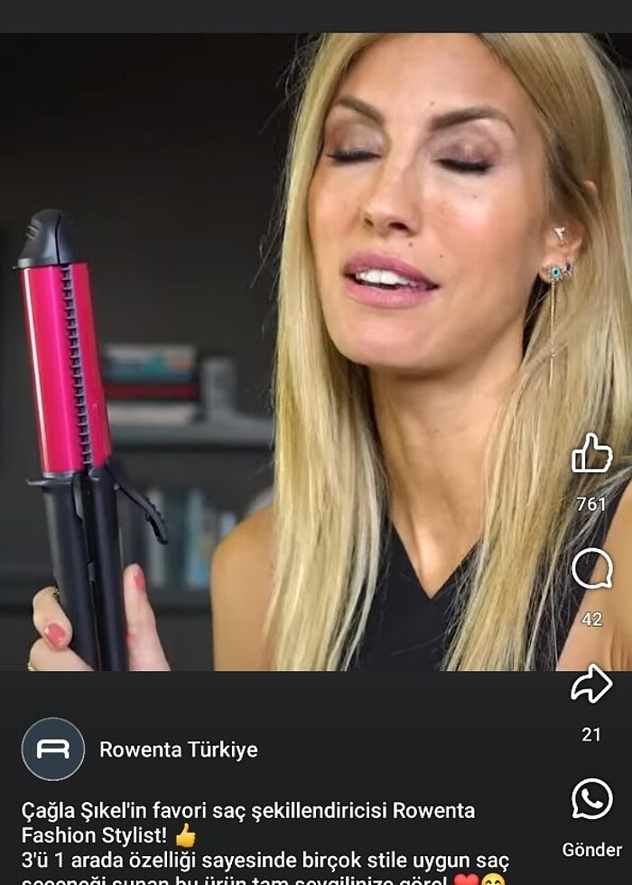 ROWENTA 3 / 1 arada saç şekillendirici - Görsel 5