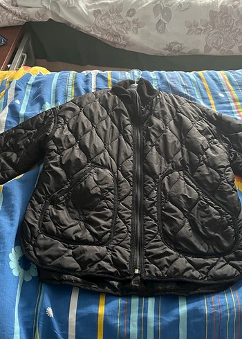 Siyah Midi Boy Fermuarlı Kadın Mont - Görsel 3