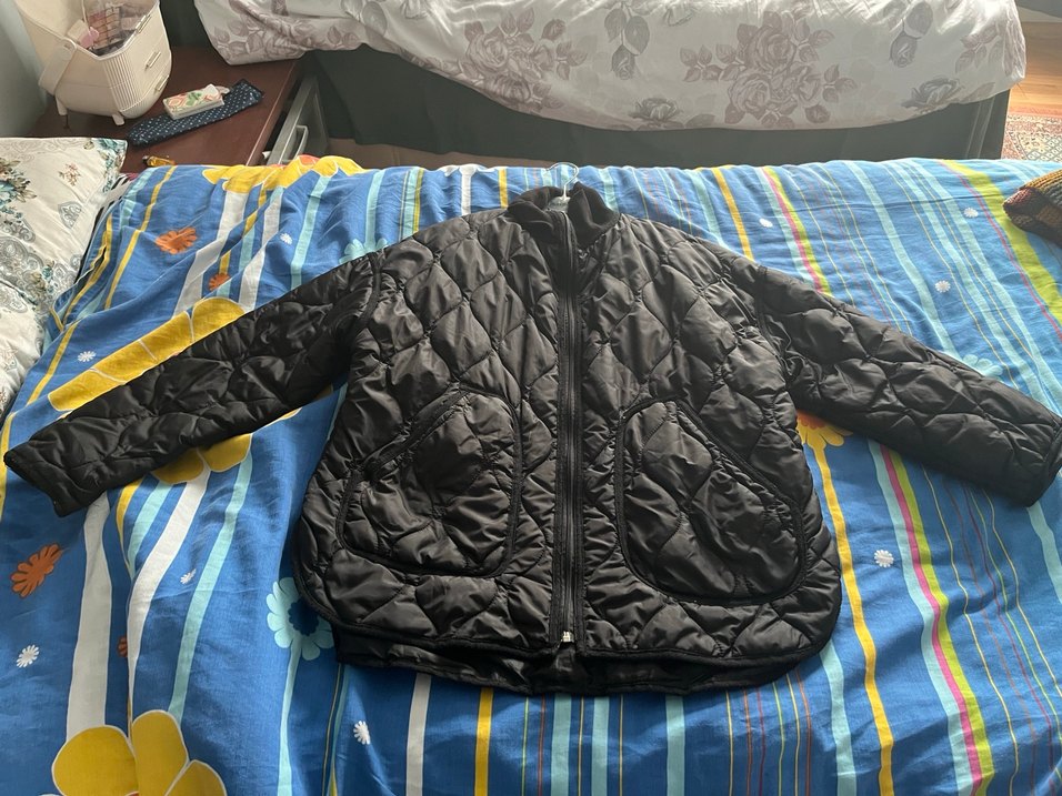 Siyah Midi Boy Fermuarlı Kadın Mont - Görsel 3