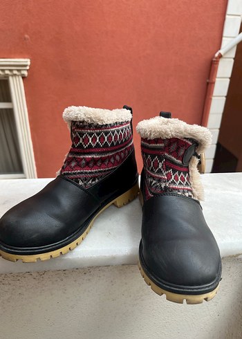 Kürklü Bohem Tarzı Kadın Botu - Görsel 5