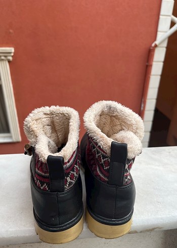 Kürklü Bohem Tarzı Kadın Botu - Görsel 2