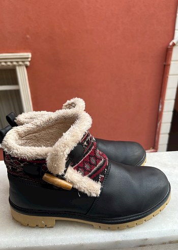 Kürklü Bohem Tarzı Kadın Botu - Görsel 3