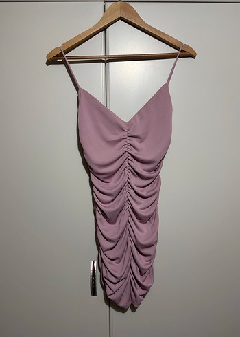 Pembe zara elbise