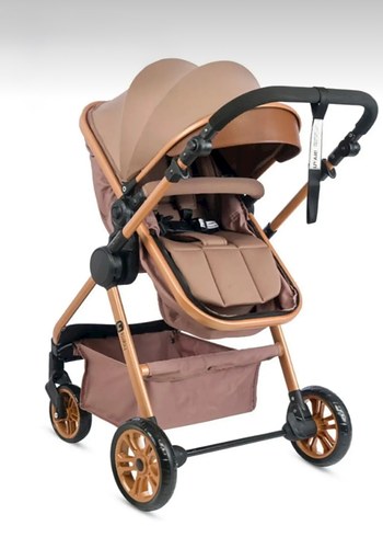 9- 36 kg Beden 4 Baby Cool Gold Kahve Travel Sistem Bebek Arabası