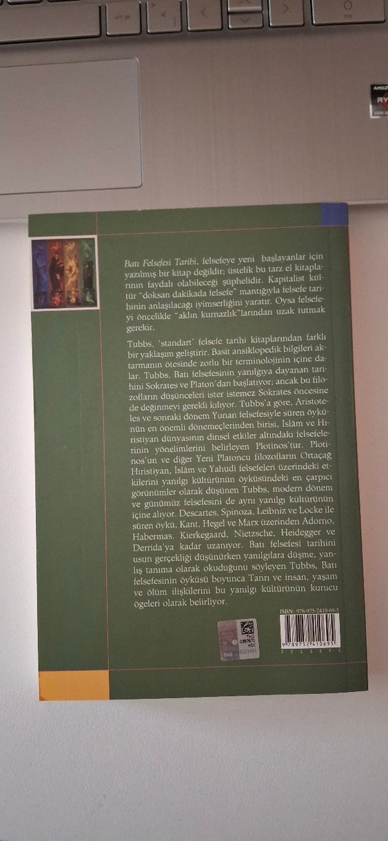 Batı Felsefesi Tarihi - Nigel Tubbs - Görsel 2