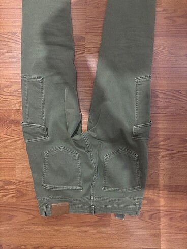 40 Beden yeşil Renk kargo pantolon