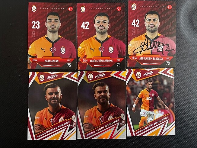 Galatasaray lisanlı kart imzalı
