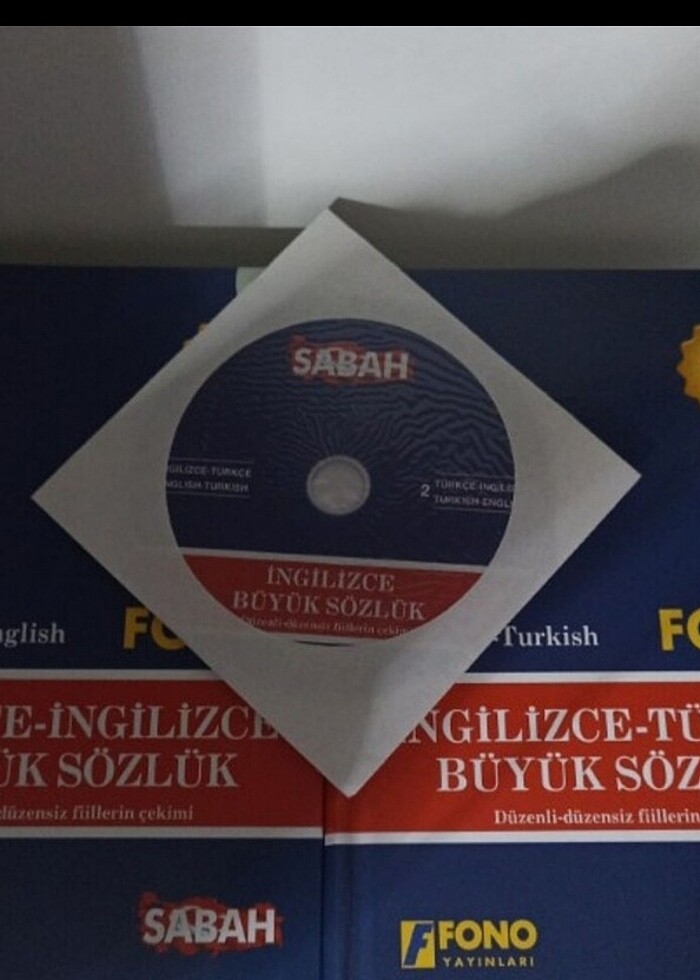 Orijinal FONO İngilizce-TR sözlük seti 2Li + CD! SIFIR ÜRÜN! - Görsel 2