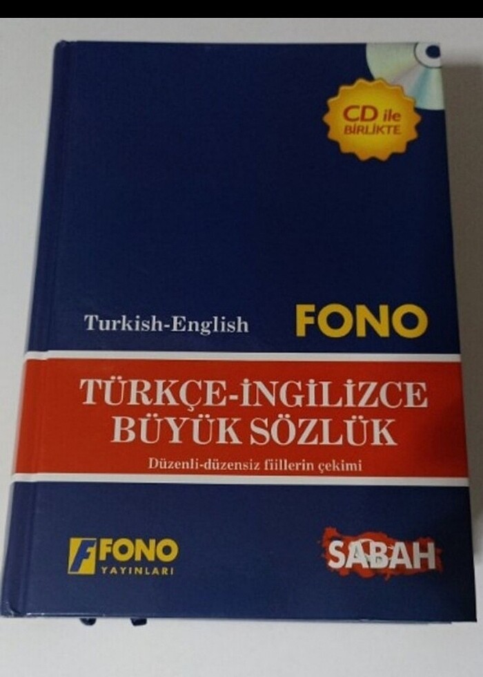 Orijinal FONO İngilizce-TR sözlük seti 2Li + CD! SIFIR ÜRÜN! - Görsel 4